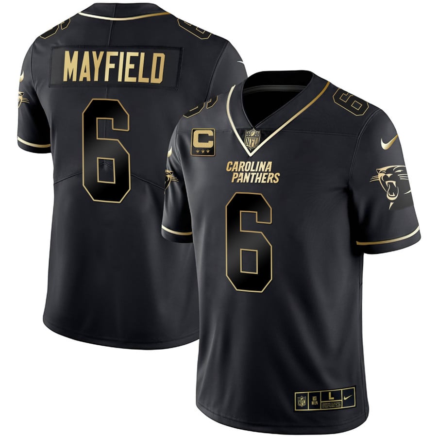 baker mayfield white panthers jersey
