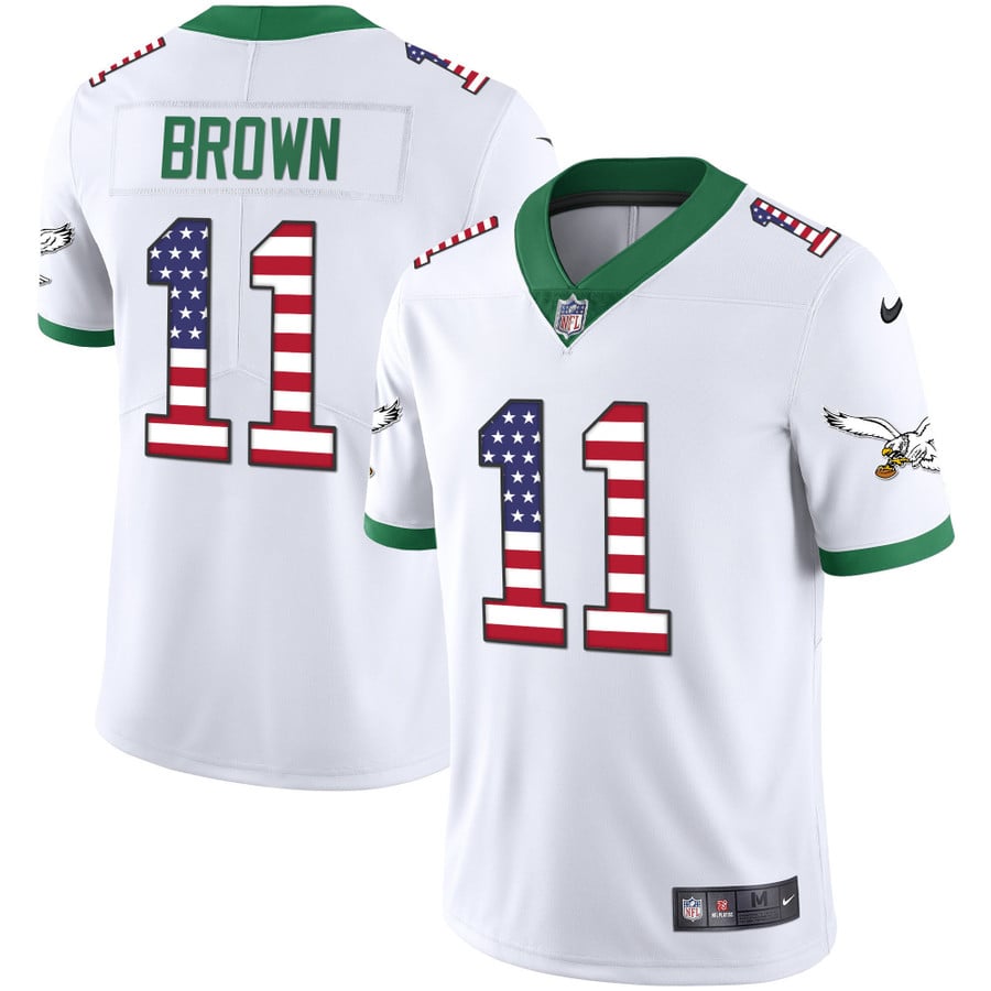 Men's Eagles Kelly Green Gold Flag Vapor Jersey - All Stitched - Vgear