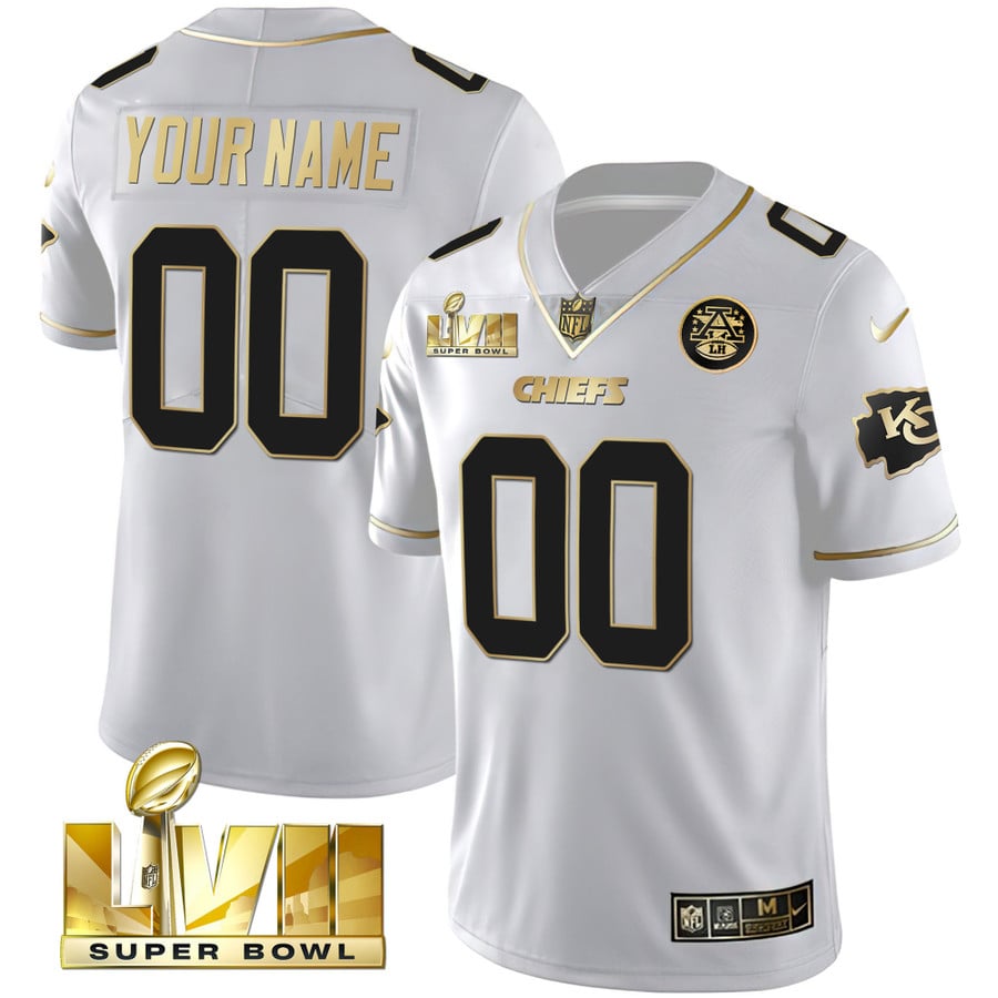 Youth's Chiefs Super Bowl LVII Vapor Player Jersey - All Stitched - Vgear