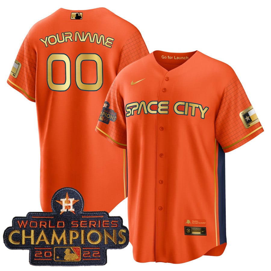 Astros 2023 Space City Champions Cool Special Custom Jersey – All