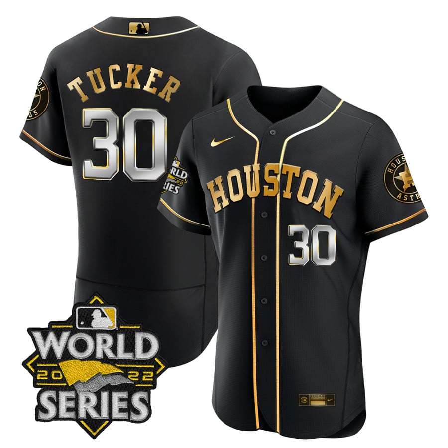 Men's Houston Astros World Series - #1 #2 #3 #7 FlexBase Stitched  Jersey