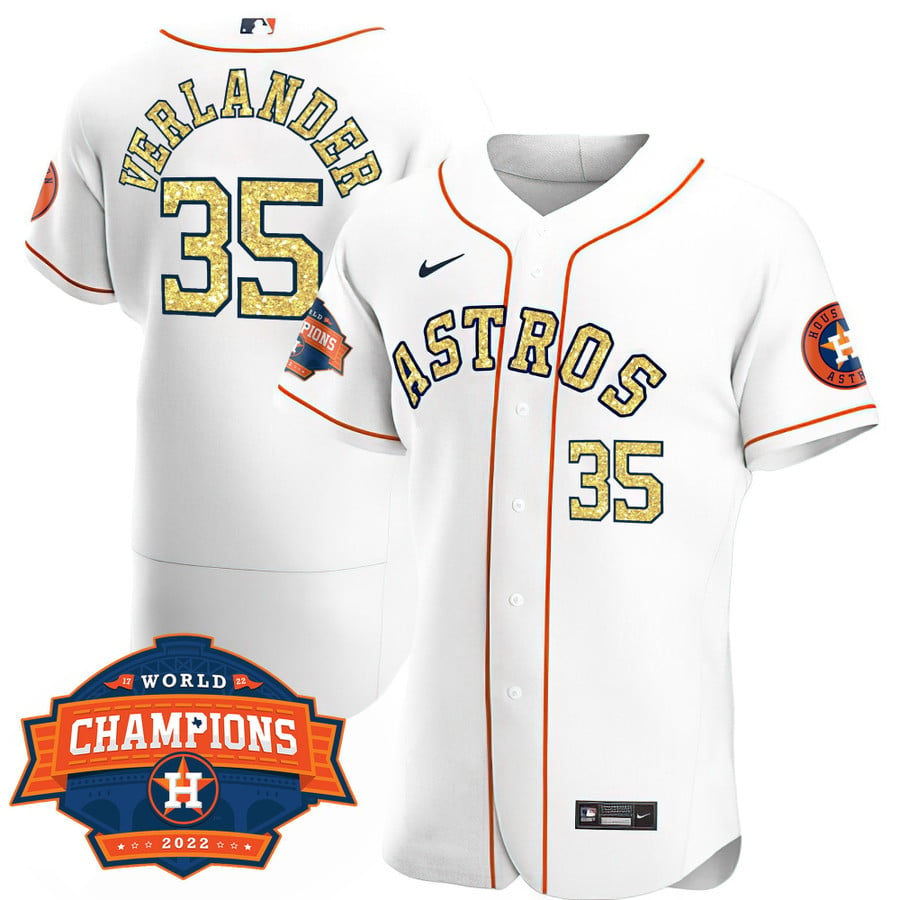 Houston Astros Special White Gold 2022 World Series Champions