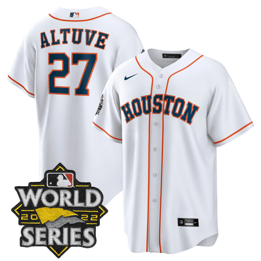 Houston Astros World Series Solid Youth Performance Jersey Polo