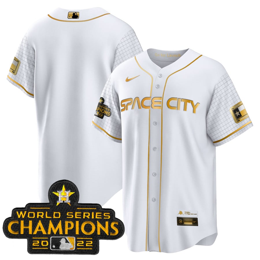 Men's Astros 2023 Space City Champions Cool Jersey – All Stitched - Vgear