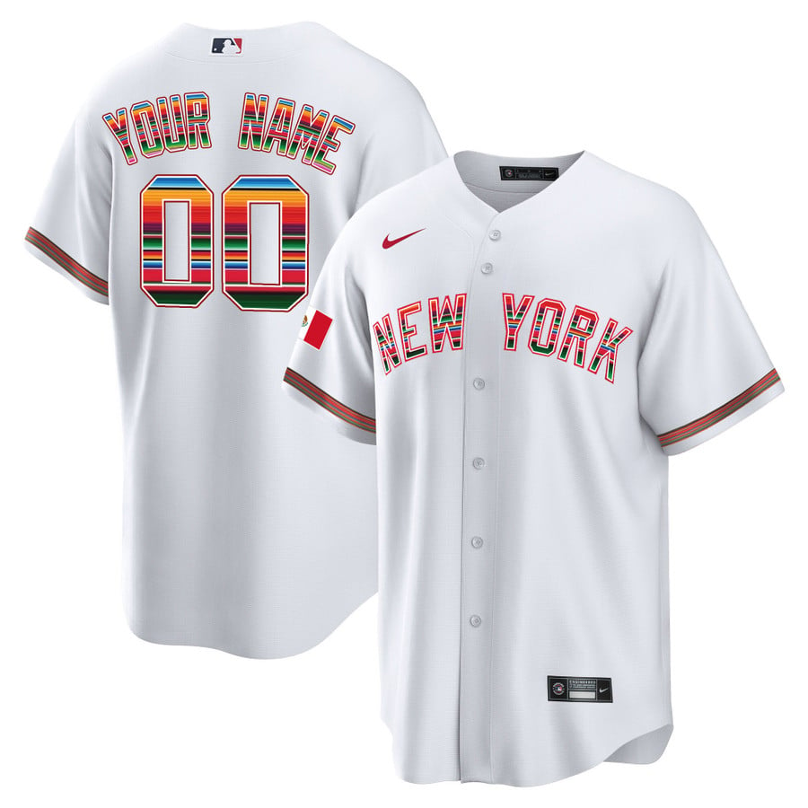 all white yankees jersey