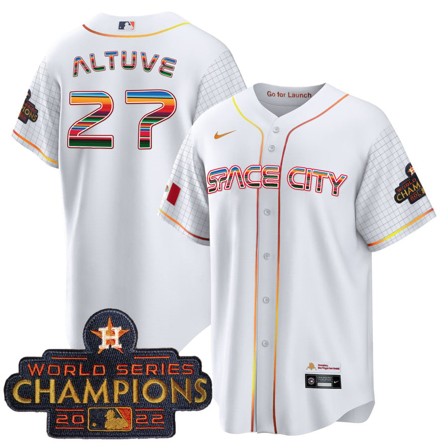 Men's Astros Mexico Cool Base Limited Jersey V2 - All Stitched - Vgear