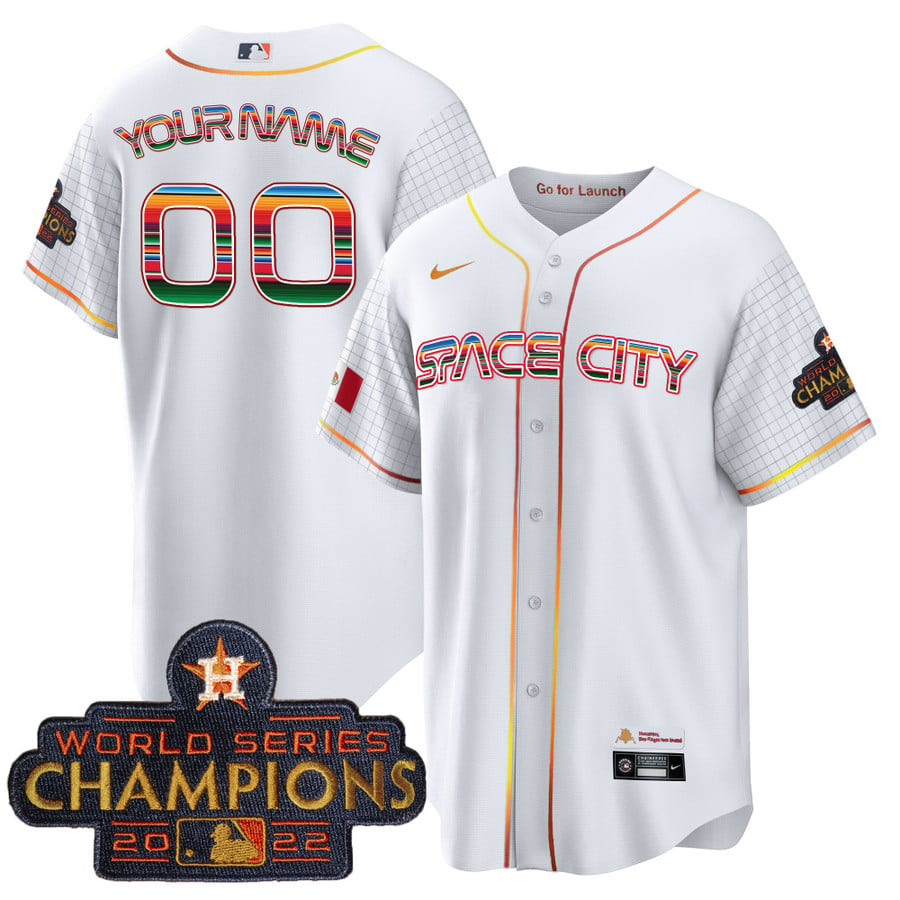 Astros Mexico Cool Base Limited Custom Jersey - All Stitched - Vgear
