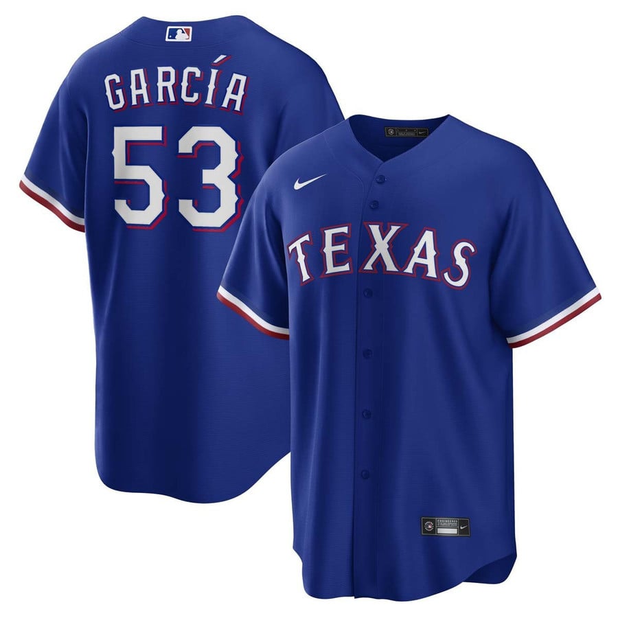 Men's Texas Rangers #53 Adolis García City Connect Cool/FlexBase  Stitched Jersey