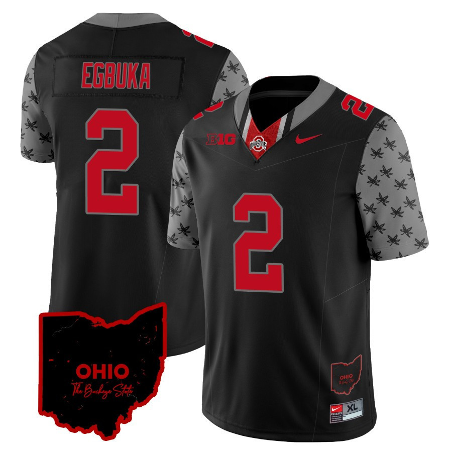 Men's Ohio State Buckeyes 2023 Gray Alternate Jersey - Stitched