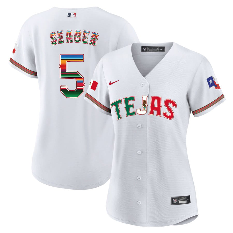 Women's Texas Rangers Mexican Jersey - All Stitched - Vgear