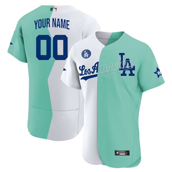 Los Angeles Dodgers White Green 2022 MLB All-Star Celebrity Softball G