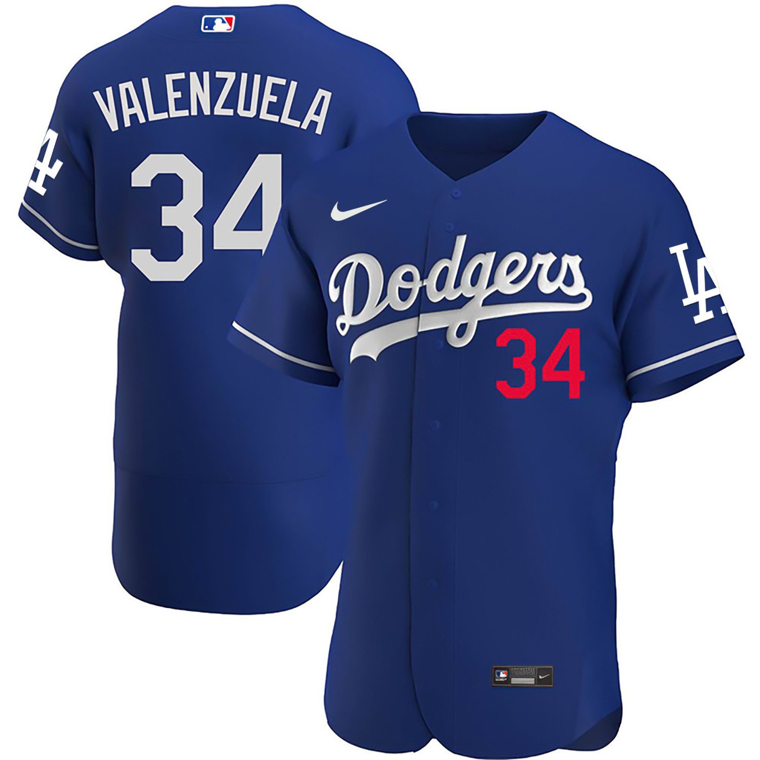 Fernando Valenzuela Dodgers Flex Base Jersey - All Stitched - Vgear