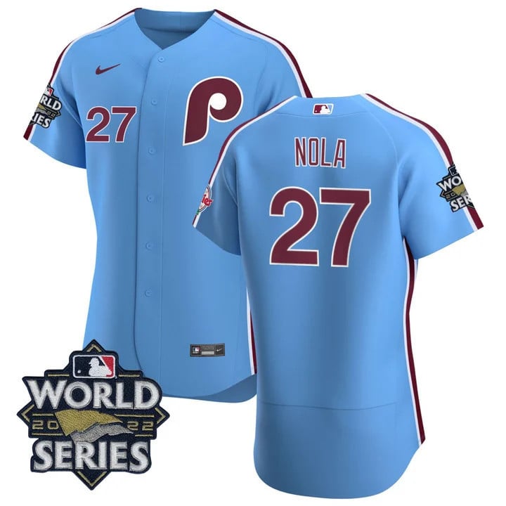 World Series: The Phillies will wear their powder blue uniforms in