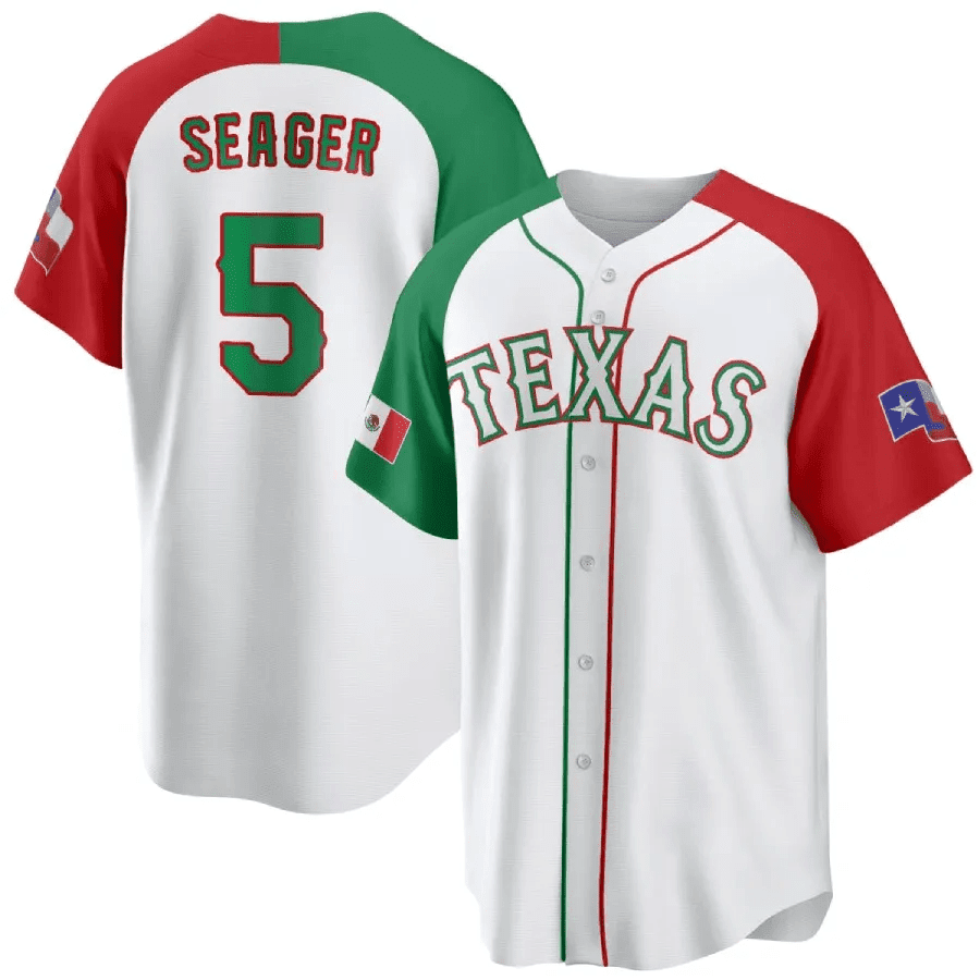 seager rangers jersey
