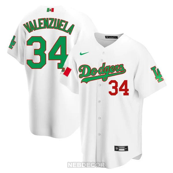 Men's Los Angeles Dodgers Mexican Heritage Jersey - All Stitched - Vgear