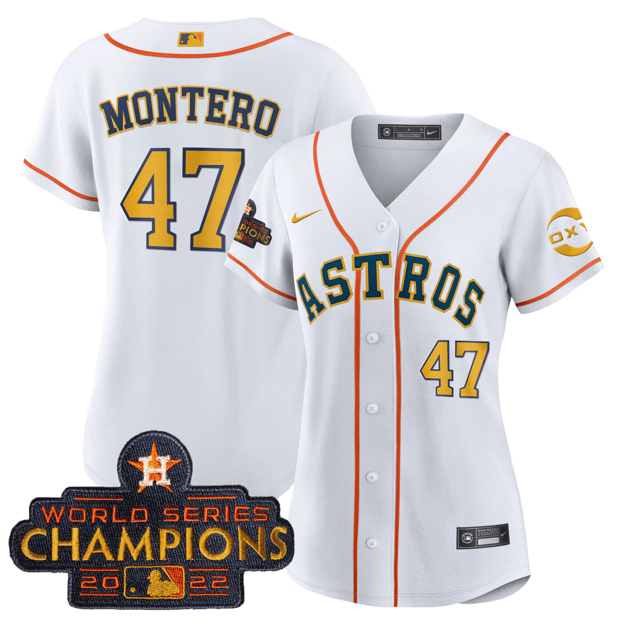 Men's Houston Astros 2022 World Series Player Jersey - All Stitched - Vgear
