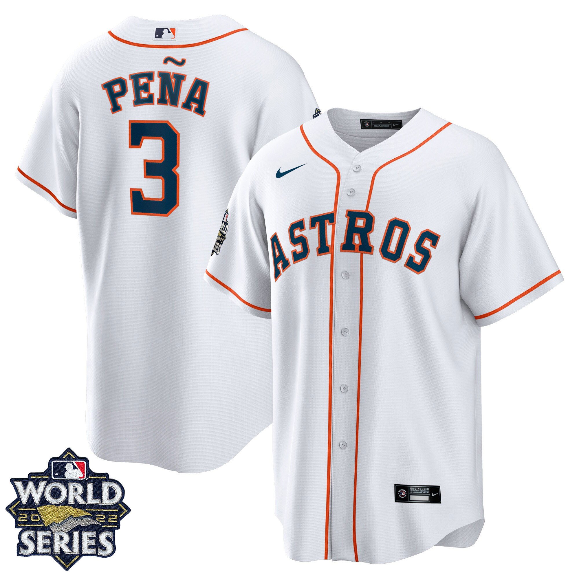 Men's Astros Space City Mexico Cool Base Jersey - All Stitched - Vgear