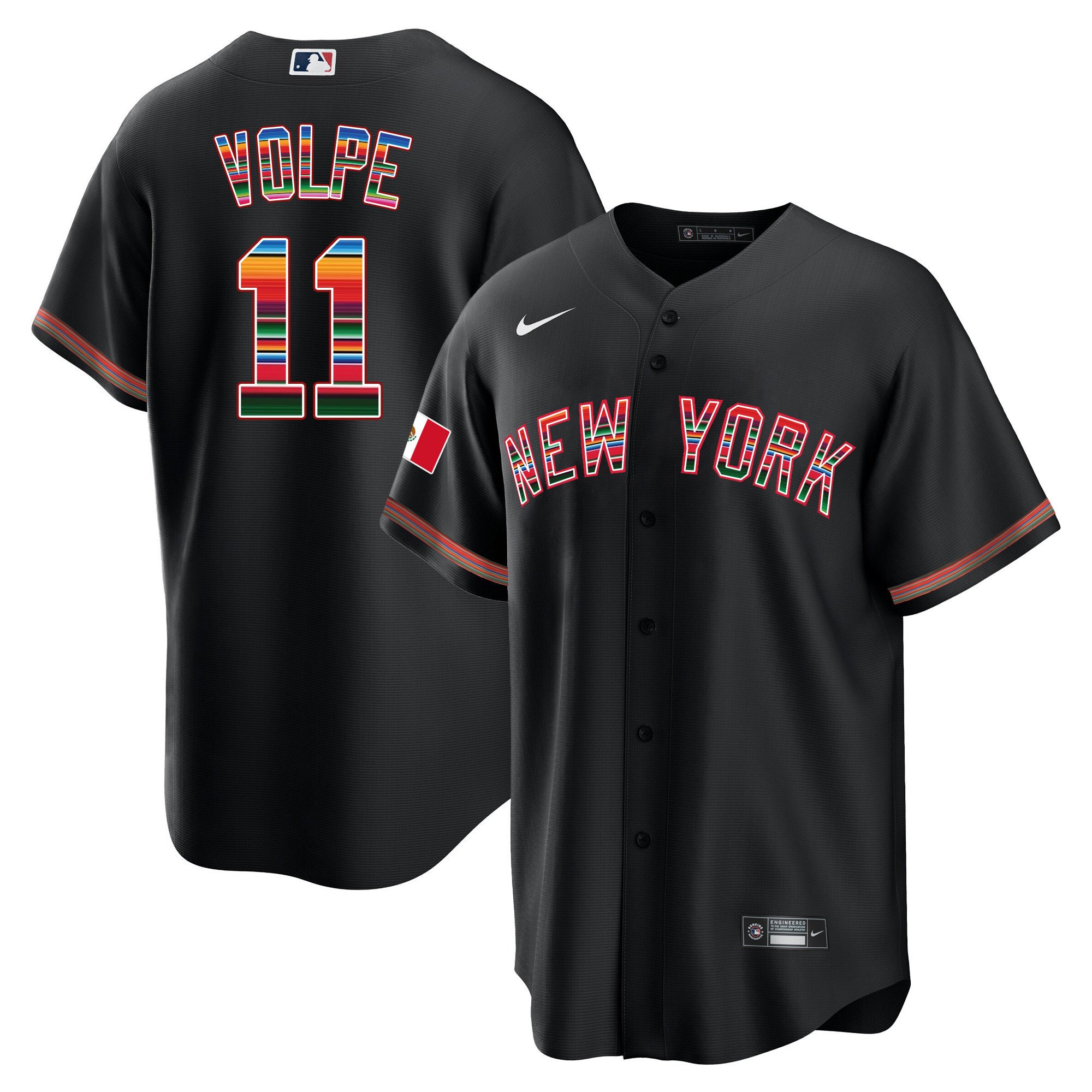 Men's New York Yankees White Gold & Black Gold Jersey - All Stitched - Vgear