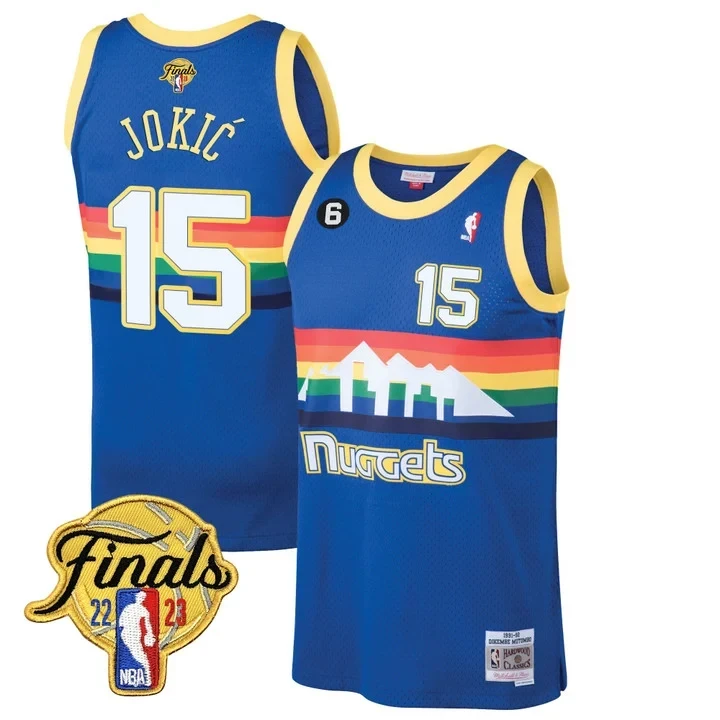 Denver Nuggets Nikola Jokic NBA Finals Patch Jersey Collection – All