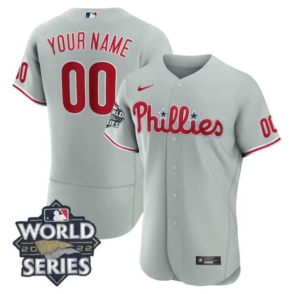 Men's Philadelphia Phillies 2022 World Series - Blank Cool Base Stitched  Jersey