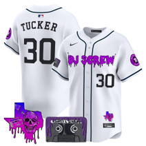 Men's Houston Astros DJ Screw Patch Vapor Premier Limited Jersey V2 - All Stitched