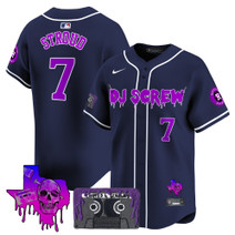 Men's Houston Astros DJ Screw Patch Vapor Premier Limited Jersey V2 - All Stitched