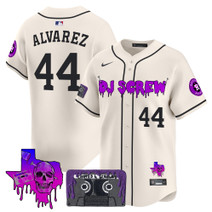 Men's Houston Astros DJ Screw Patch Vapor Premier Limited Jersey V2 - All Stitched