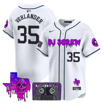 Men's Houston Astros DJ Screw Patch Vapor Premier Limited Jersey V2 - All Stitched