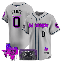 Men's Houston Astros DJ Screw Patch Vapor Premier Limited Jersey V2 - All Stitched