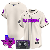 Men's Houston Astros DJ Screw Patch Vapor Premier Limited Jersey V2 - All Stitched