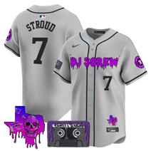 Men's Houston Astros DJ Screw Patch Vapor Premier Limited Jersey V2 - All Stitched