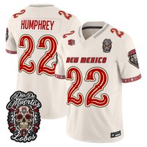 Men's New Mexico Lobos Día de los Muertos Vapor Limited Jersey - All Stitched