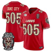 Men's New Mexico Lobos Día de los Muertos Vapor Limited Jersey - All Stitched
