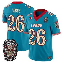 Men's New Mexico Lobos Día de los Muertos Vapor Limited Jersey - All Stitched