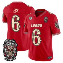 Men's New Mexico Lobos Día de los Muertos Vapor Limited Jersey - All Stitched