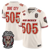 Men's New Mexico Lobos Día de los Muertos Vapor Limited Jersey - All Stitched