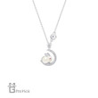 Rabbit Moon Girl Chinese Style Necklace Feminine Temperament Luxury Niche Design Sweet and Lovely Moon Bunny Necklace