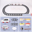 Sushi Train Track Train Rotary Sushi Toy Electric Train Rotary Sushi Simula Revolving Car Ushi Children Electric Train For Girl