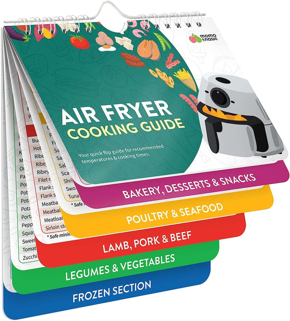 Air Fryer Cheat Sheet Magnets Cooking Guide Booklet (Buy 1 Get 1 FREE)