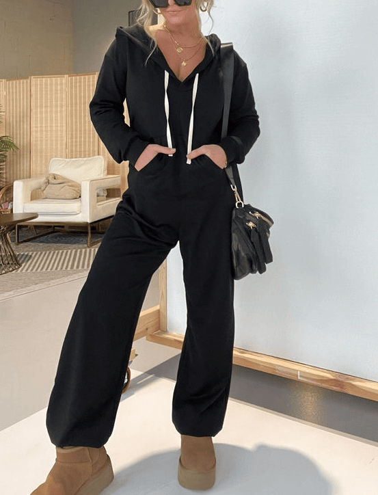 COZY DAYS FRENCH TERRY JUMPSUIT (BUY 2 FREE SHIPPING)