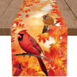 Cardinals Maple Leaf Table Runner Decoration