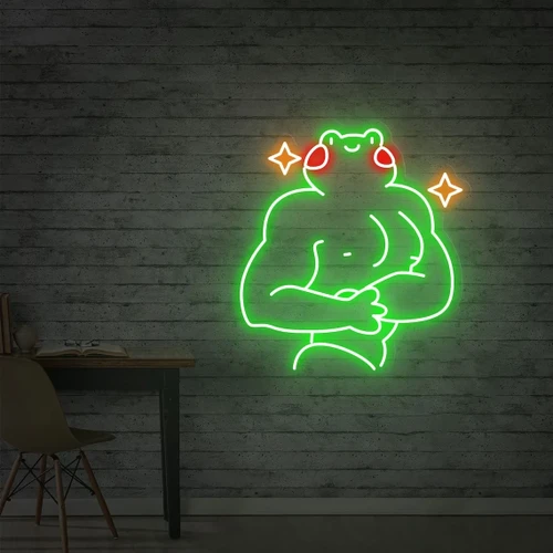 Custom Muscle Frog Neon Sign
