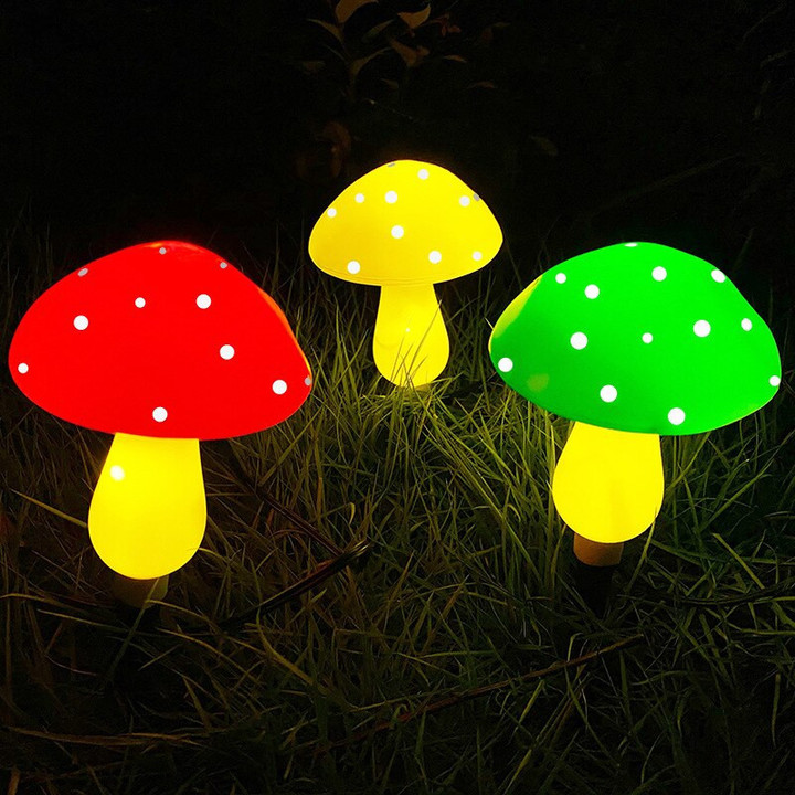 Mushroom Light Garden Outdoor Decor Waterproof