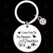 Cute Cow Girl Keychain Crazy Cow Lady Gift Key Chain Pendant Jewelry Coworker Appreciation Gift