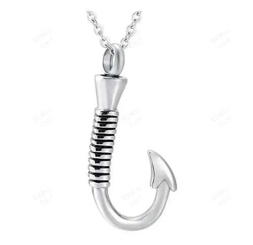 Stainless Steel Fishing Hook Pendant
