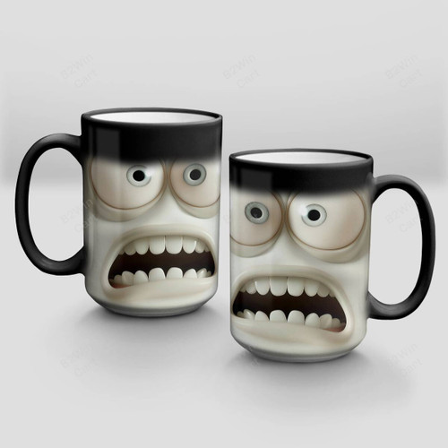 Sarcastic Face 3D Coffee Mug #1
