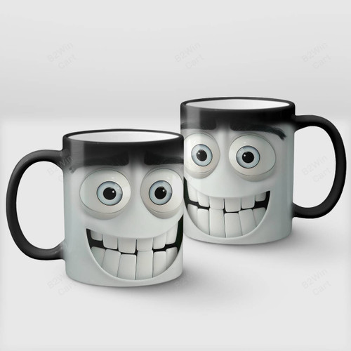 Sarcastic Face 3D Coffee Mug #2