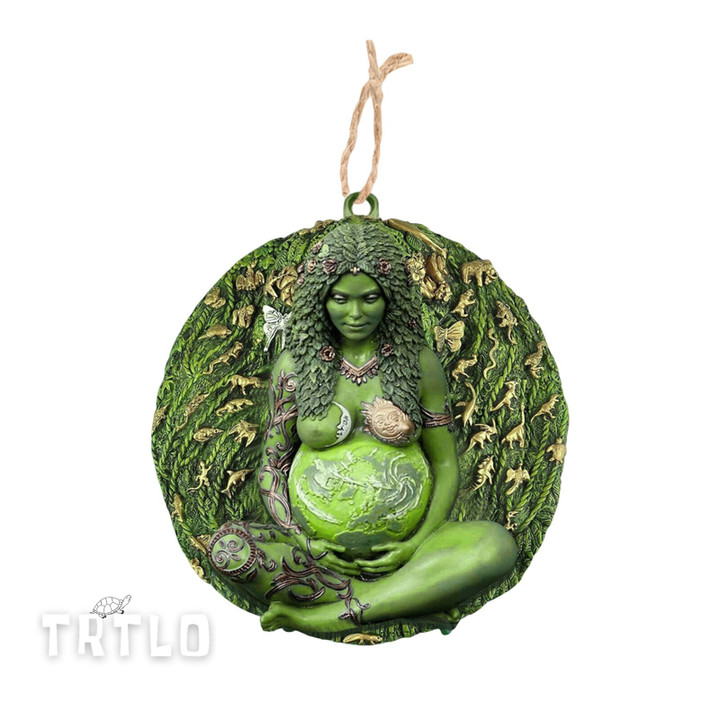 Mother Earth Statue Suit for Witchy Room Spiritual Room Altar Decor
