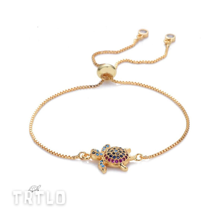 Lucky Lovely Silver Color Crosses Love Heart Turtle Bracelet For Women Jewelry Gift