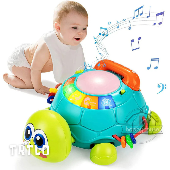 Baby Toys 0 6 12 Months Musical Turtle Toy Lights Sounds Musical Toy For Baby Girl Boy